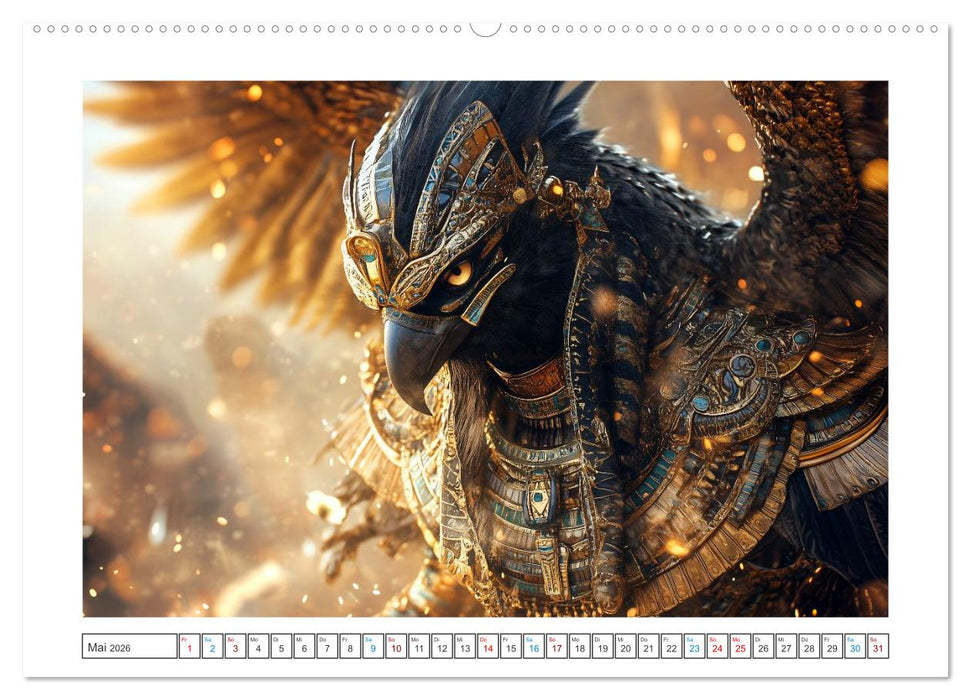 Die Götter des Nils (CALVENDO Premium Wandkalender 2026)