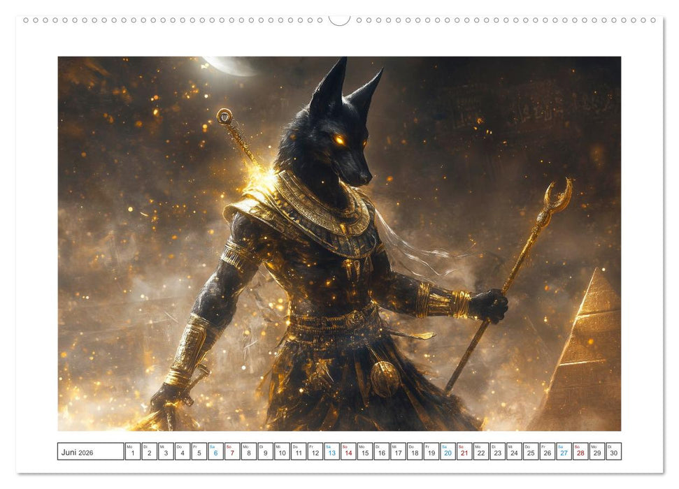 Die Götter des Nils (CALVENDO Premium Wandkalender 2026)