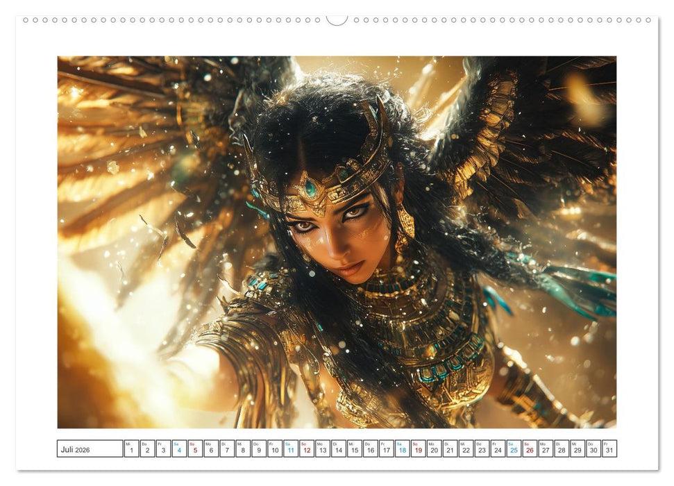 Die Götter des Nils (CALVENDO Premium Wandkalender 2026)