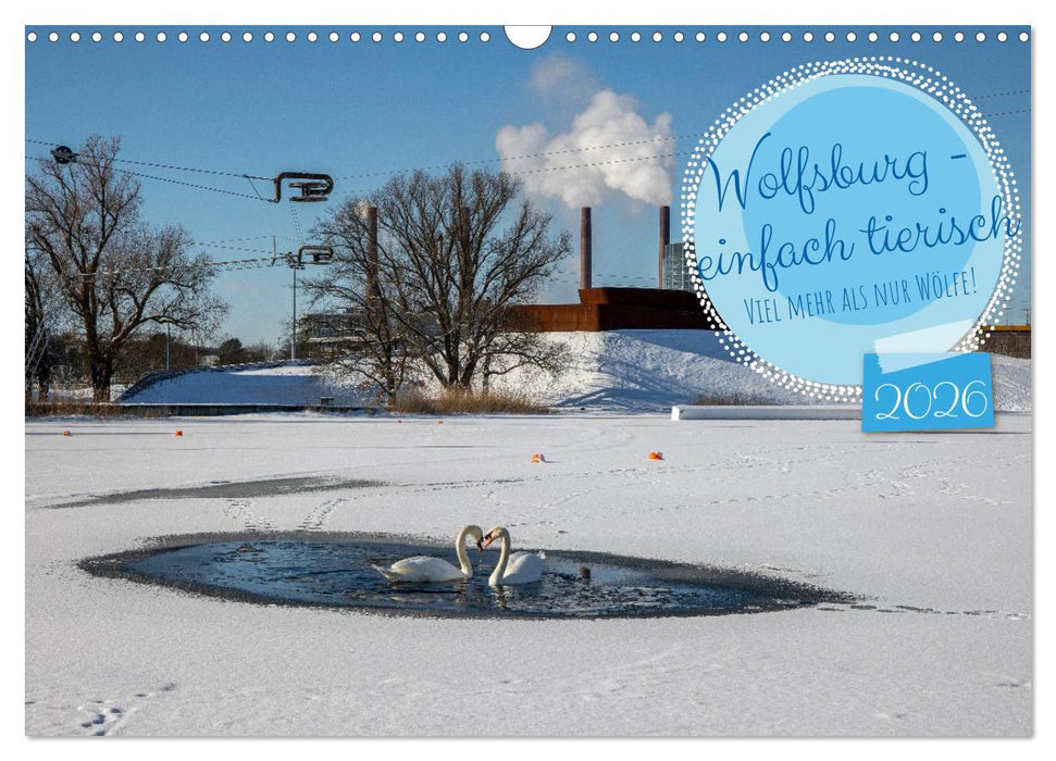 Wolfsburg - einfach tierisch (CALVENDO Wandkalender 2026)