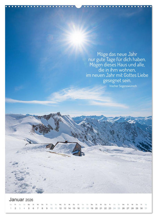 Christliche Natur-Poster 2026 (CALVENDO Premium Wandkalender 2026)