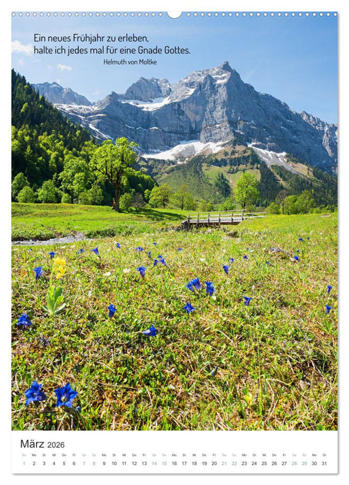 Christliche Natur-Poster 2026 (CALVENDO Premium Wandkalender 2026)