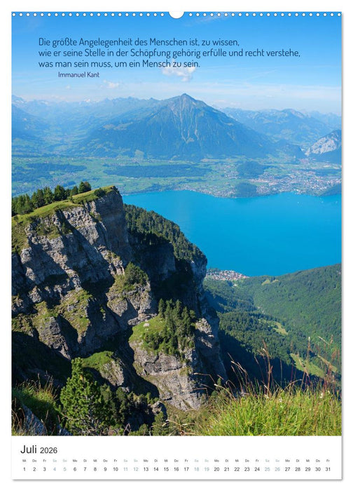 Christliche Natur-Poster 2026 (CALVENDO Premium Wandkalender 2026)