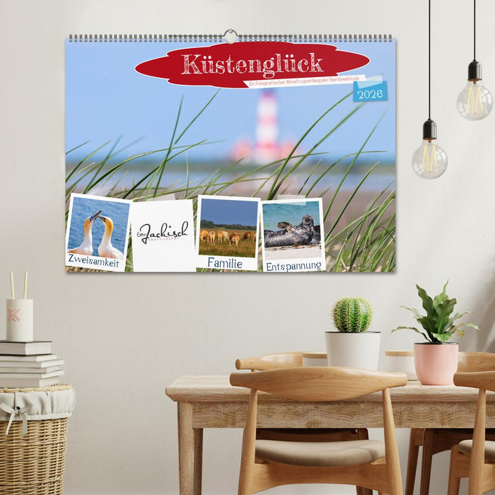 Küstenglück - Ein fotografischer Streifzug entlang der Nordsee (CALVENDO Wandkalender 2026)