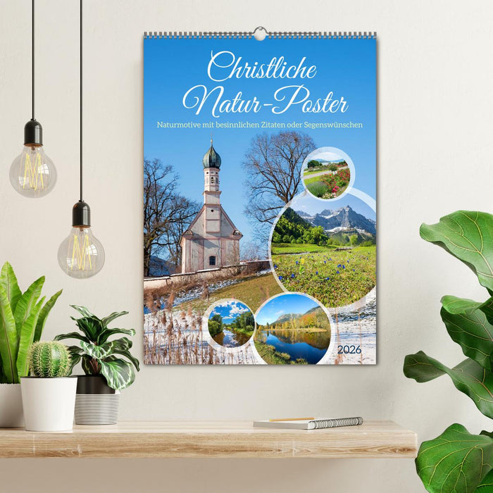 Christliche Natur-Poster 2026 (CALVENDO Wandkalender 2026)