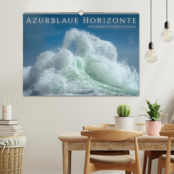 Azurblaue Horizonte - Die Schönheit des Meeres einfangen (CALVENDO Wandkalender 2026)