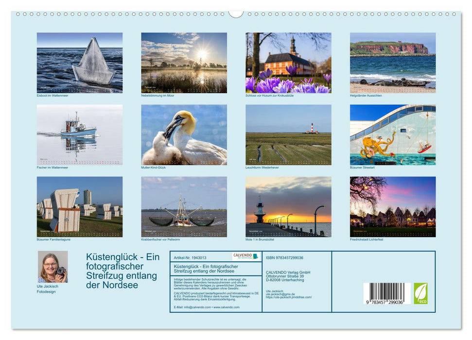 Küstenglück - Ein fotografischer Streifzug entlang der Nordsee (CALVENDO Premium Wandkalender 2026)