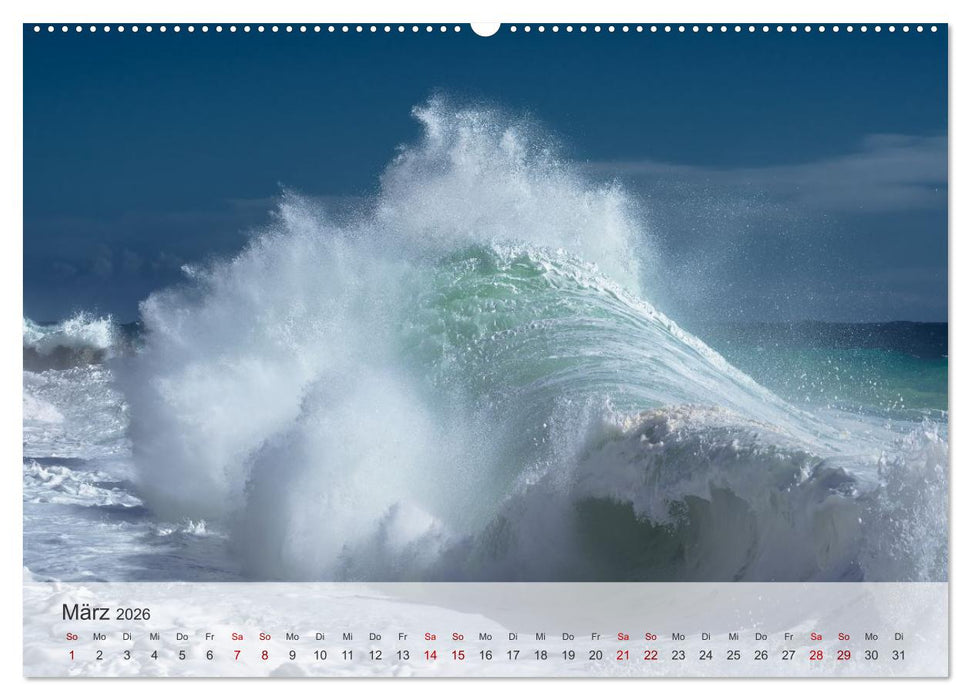 Azurblaue Horizonte - Die Schönheit des Meeres einfangen (CALVENDO Premium Wandkalender 2026)