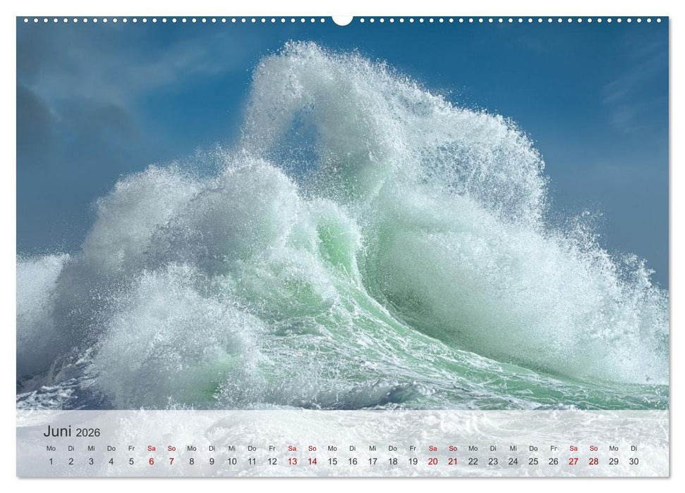 Azurblaue Horizonte - Die Schönheit des Meeres einfangen (CALVENDO Premium Wandkalender 2026)