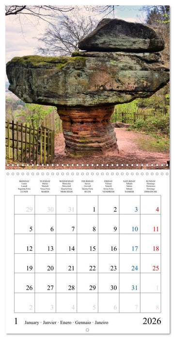 Mysterious Europe - Sacred sites and tombs (CALVENDO Monthly Calendar 2026)