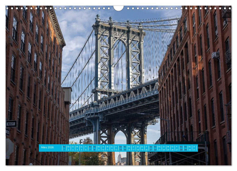 Sechs Tage New York (CALVENDO Wandkalender 2026)