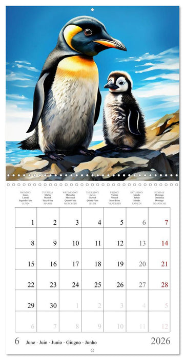 Baby Animals - In Their Natural Habitat (CALVENDO Monthly Calendar 2026)