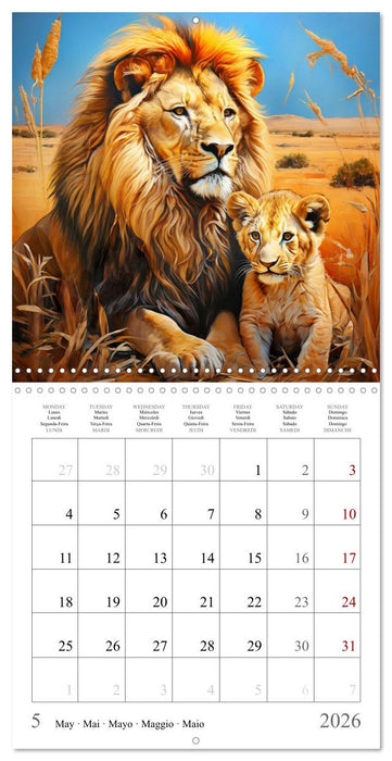 Baby Animals - In Their Natural Habitat (CALVENDO Monthly Calendar 2026)