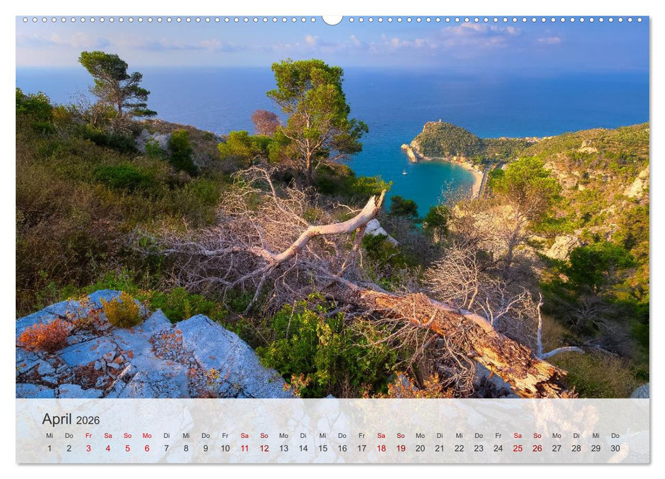 Varigotti - Küstenschönheit Liguriens (CALVENDO Wandkalender 2026)