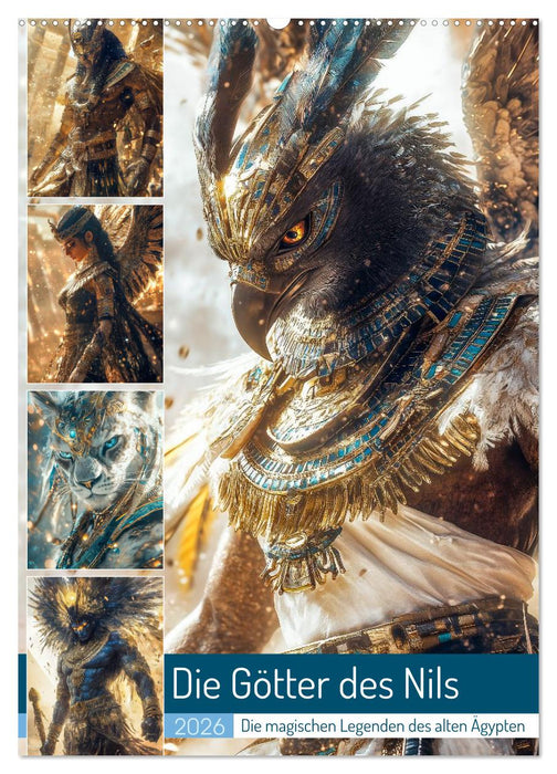 Die Götter des Nils (CALVENDO Wandkalender 2026)