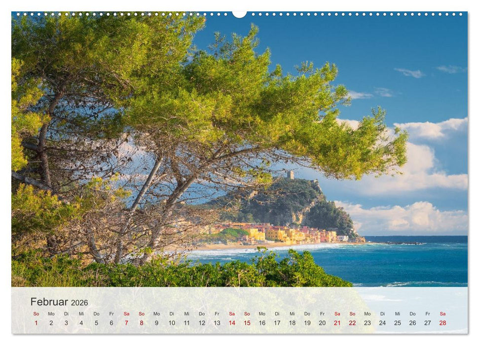 Varigotti - Küstenschönheit Liguriens (CALVENDO Premium Wandkalender 2026)