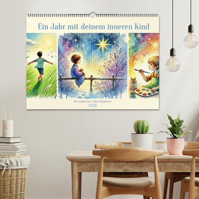 Ein Jahr mit deinem inneren Kind - Ein magischer Jahresbegleiter (CALVENDO Wandkalender 2026)