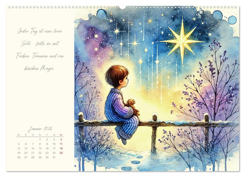 Ein Jahr mit deinem inneren Kind - Ein magischer Jahresbegleiter (CALVENDO Wandkalender 2026)