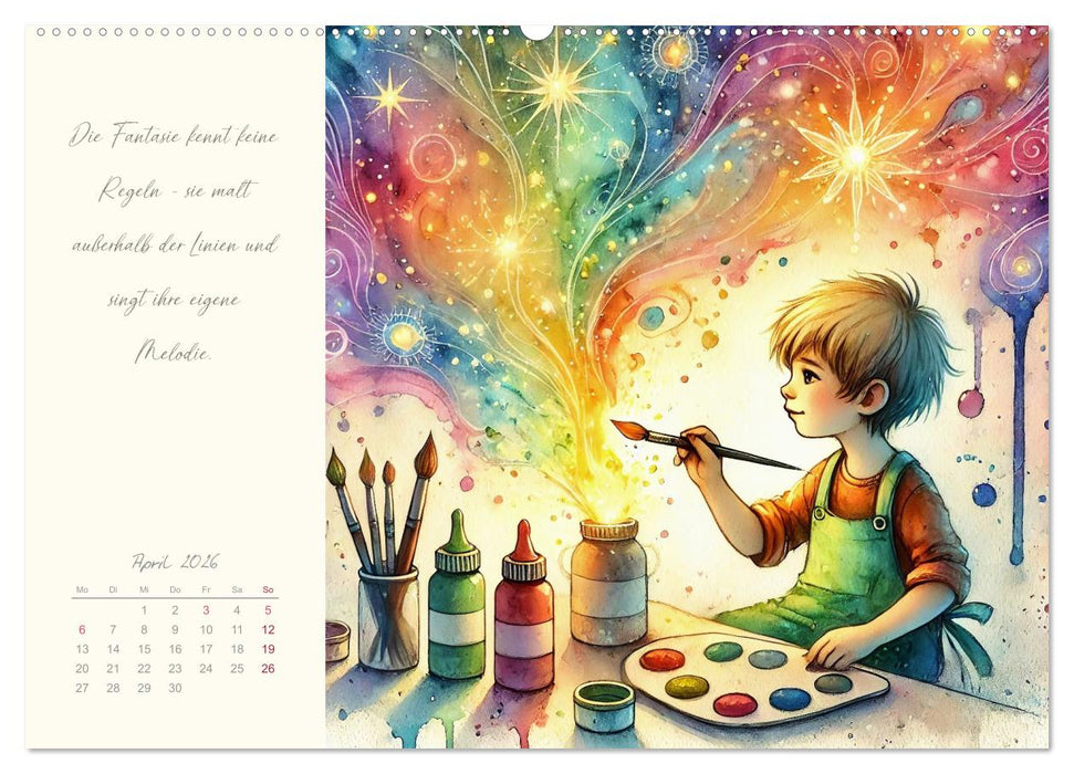 Ein Jahr mit deinem inneren Kind - Ein magischer Jahresbegleiter (CALVENDO Wandkalender 2026)
