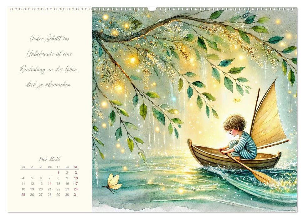 Ein Jahr mit deinem inneren Kind - Ein magischer Jahresbegleiter (CALVENDO Wandkalender 2026)