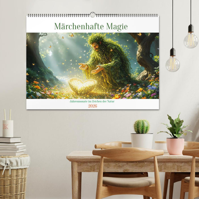 Märchenhafte Magie – Jahresmonate im Zeichen der Natur (CALVENDO Wandkalender 2026)