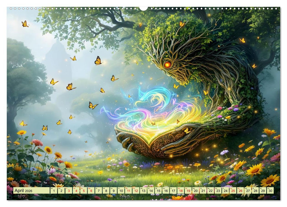 Märchenhafte Magie – Jahresmonate im Zeichen der Natur (CALVENDO Wandkalender 2026)