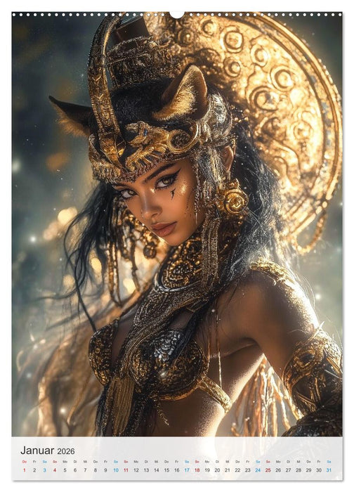 Die Götter des Nils (CALVENDO Premium Wandkalender 2026)