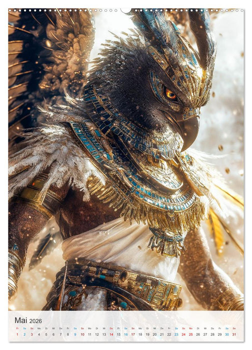 Die Götter des Nils (CALVENDO Premium Wandkalender 2026)