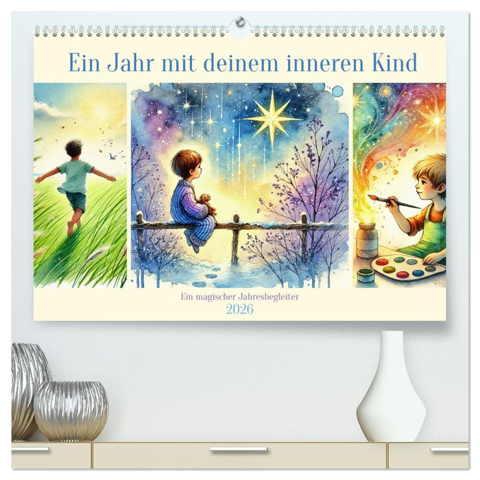 Ein Jahr mit deinem inneren Kind - Ein magischer Jahresbegleiter (CALVENDO Premium Wandkalender 2026)