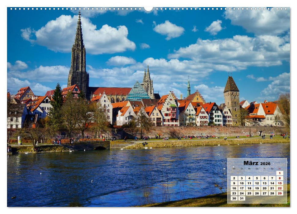 Die schöne blaue Donau (CALVENDO Premium Wandkalender 2026)