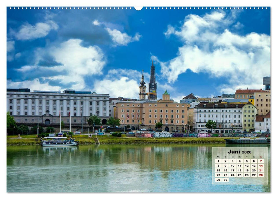Die schöne blaue Donau (CALVENDO Premium Wandkalender 2026)