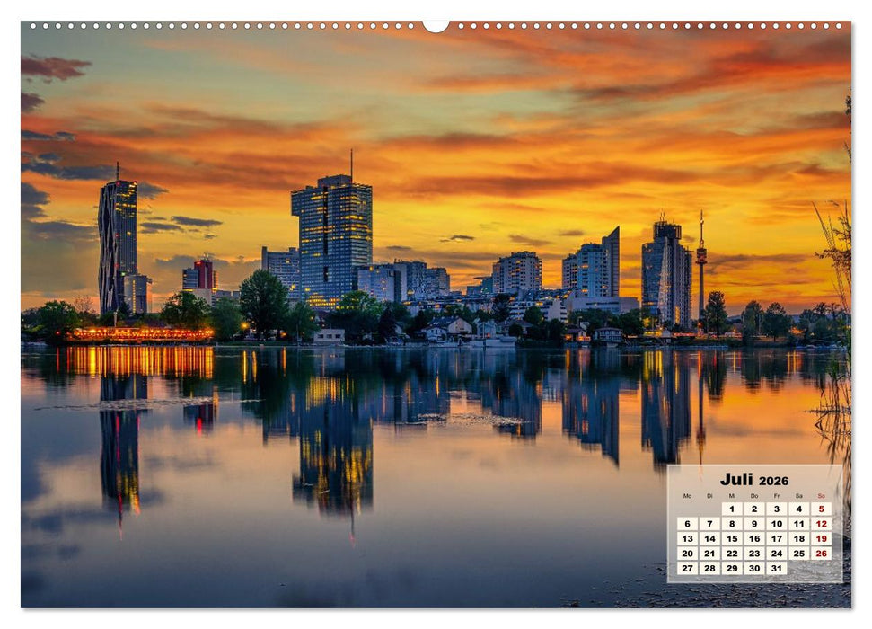 Die schöne blaue Donau (CALVENDO Premium Wandkalender 2026)