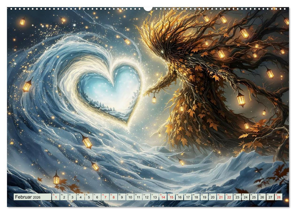 Märchenhafte Magie – Jahresmonate im Zeichen der Natur (CALVENDO Premium Wandkalender 2026)