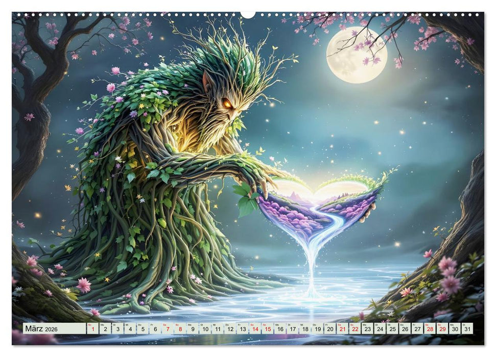Märchenhafte Magie – Jahresmonate im Zeichen der Natur (CALVENDO Premium Wandkalender 2026)