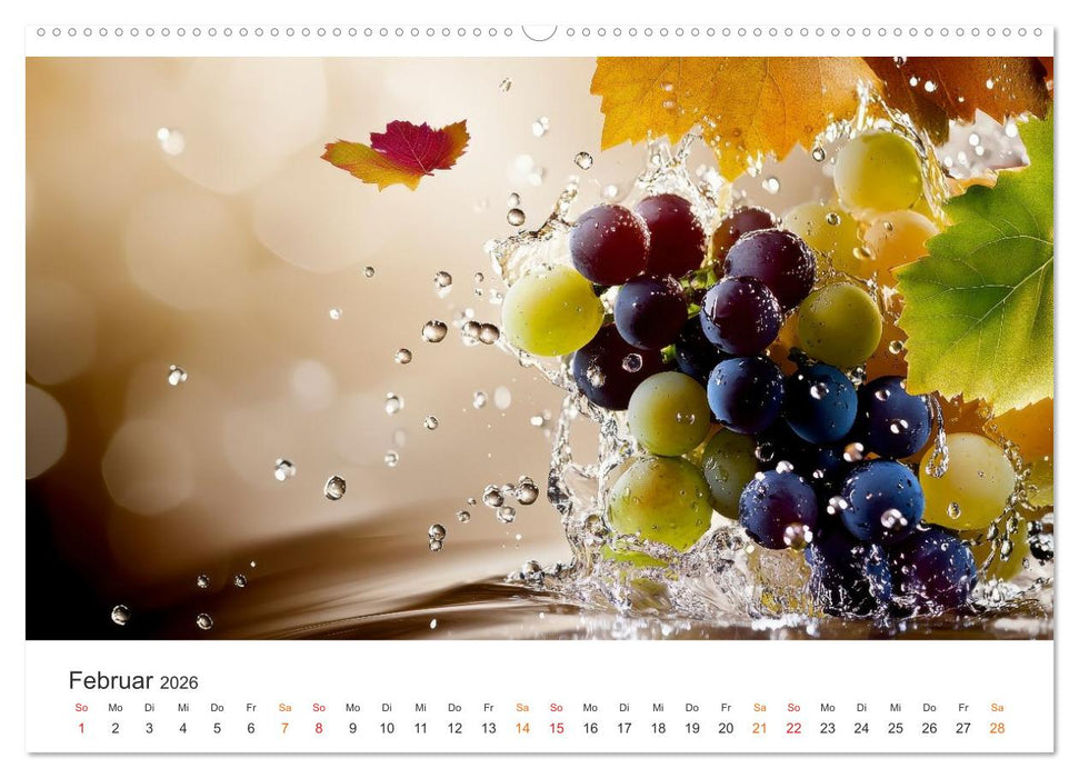 Gartenkalender - Symphonie aus Obst und Fantasie (CALVENDO Wandkalender 2026)