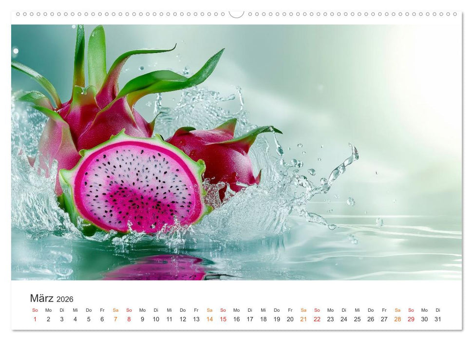 Gartenkalender - Symphonie aus Obst und Fantasie (CALVENDO Wandkalender 2026)