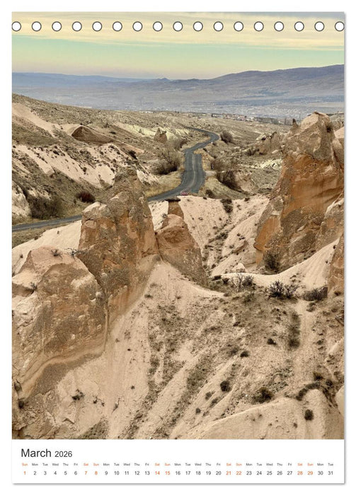 Cappadocia: Caves - Valleys - Balloons (CALVENDO Monthly Calendar 2026)