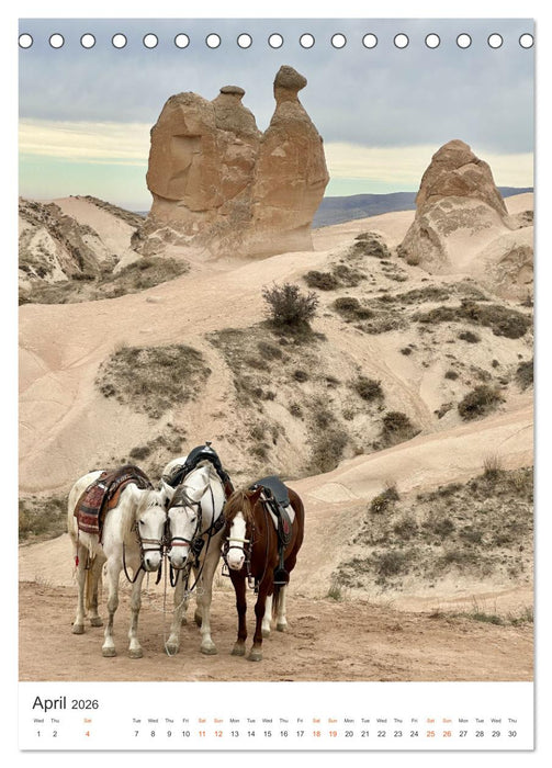 Cappadocia: Caves - Valleys - Balloons (CALVENDO Monthly Calendar 2026)