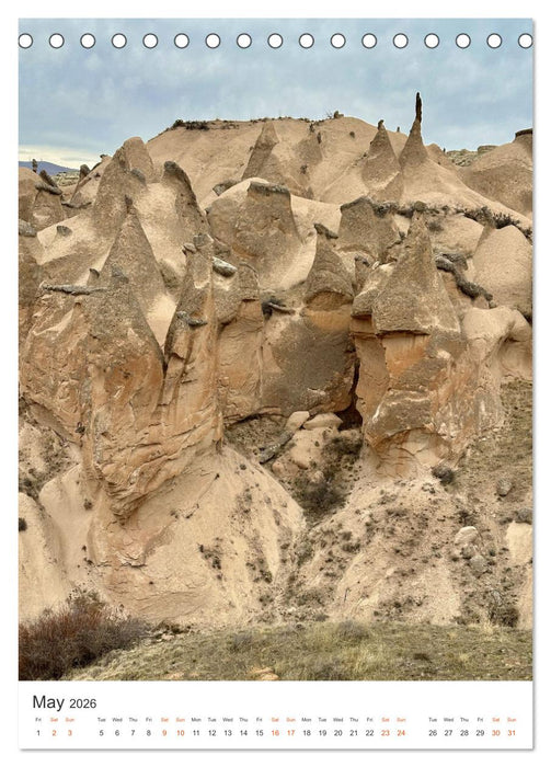 Cappadocia: Caves - Valleys - Balloons (CALVENDO Monthly Calendar 2026)