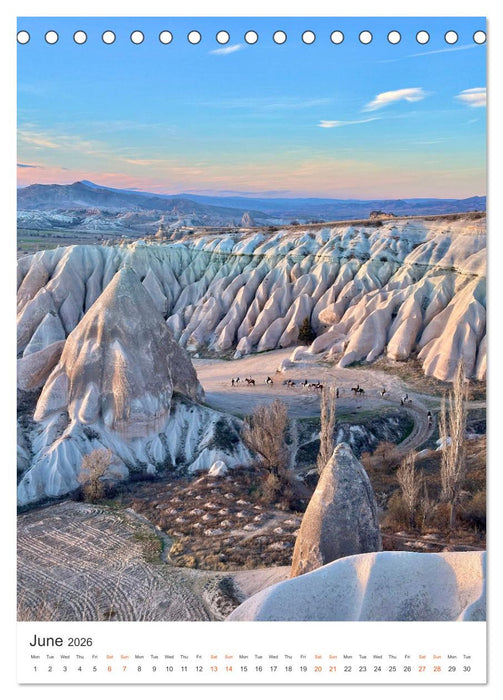 Cappadocia: Caves - Valleys - Balloons (CALVENDO Monthly Calendar 2026)