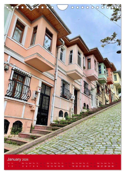 Hidden gems of Istanbul (CALVENDO Monthly Calendar 2026)