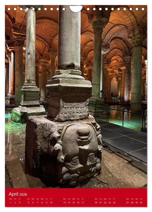 Hidden gems of Istanbul (CALVENDO Monthly Calendar 2026)