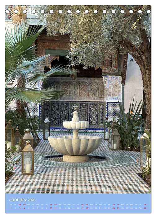 Colors and Charms of Morocco (CALVENDO Monthly Calendar 2026)