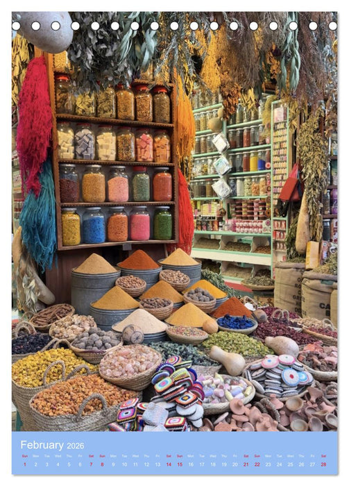 Colors and Charms of Morocco (CALVENDO Monthly Calendar 2026)