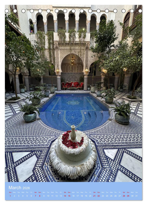 Colors and Charms of Morocco (CALVENDO Monthly Calendar 2026)