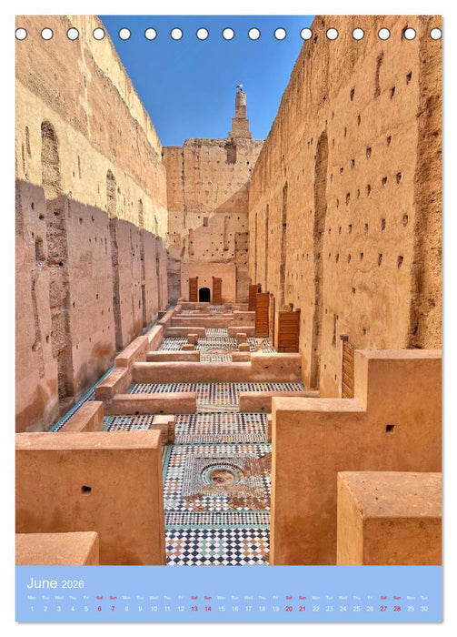 Colors and Charms of Morocco (CALVENDO Monthly Calendar 2026)