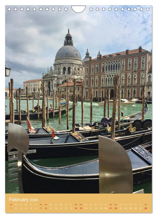 Splendid Italy (CALVENDO Monthly Calendar 2026)