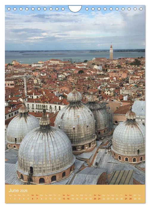 Splendid Italy (CALVENDO Monthly Calendar 2026)