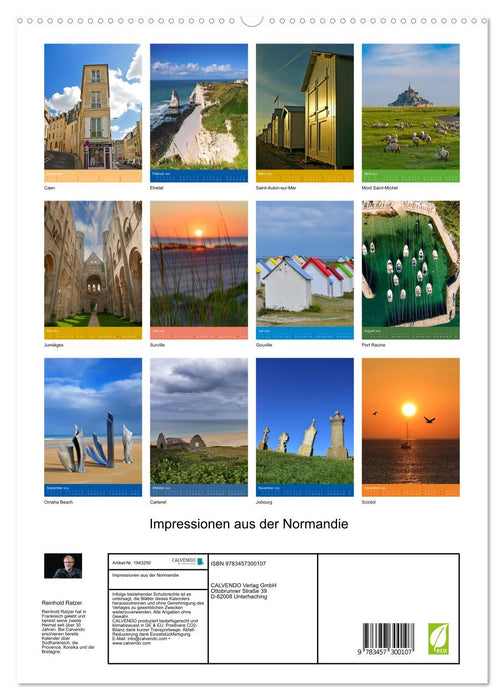 Impressionen aus der Normandie (CALVENDO Premium Wandkalender 2026)