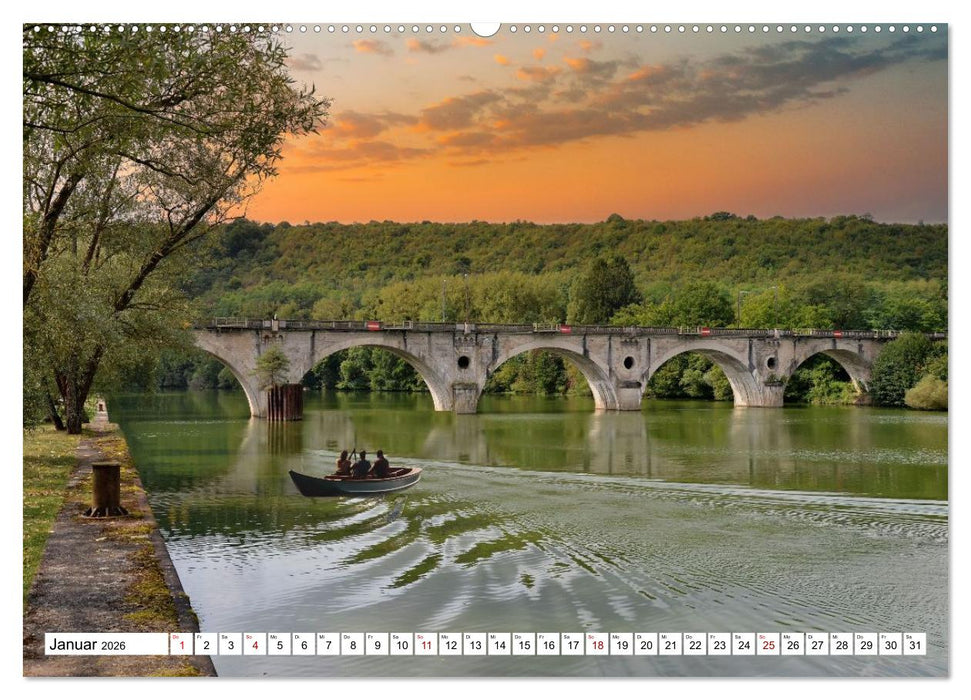 Mosel - Idylle und guter Wein (CALVENDO Wandkalender 2026)